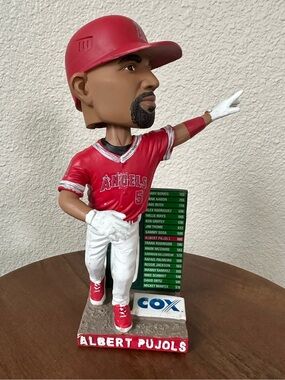 Los Angeles Angels Albert Pujols 600 Home Run Tracker Bobblehead SGA W/ Box
